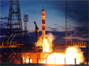 Launch at Baikonur Cosmodrome