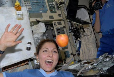 Anousheh Ansari in space