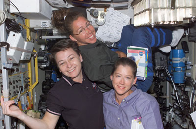 Drie Dames op het ISS