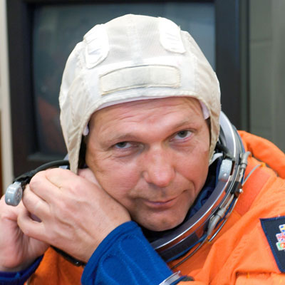 European Space Agency (ESA) astronaut Hans Schlegel