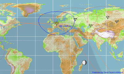ISS boven Europa op 17 juni 2006 - 02:19:49