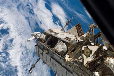 Het ruimtestation ISS