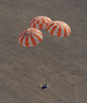 Orion ruimtevaartuig parachute test