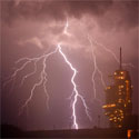 Onweer boven KSC