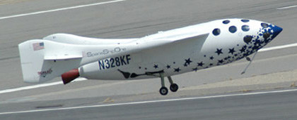 Spaceship One (Credits: Scaled Composites)