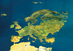 Europa vanuit de ruimte