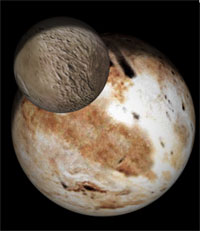 Pluto en maan Charon