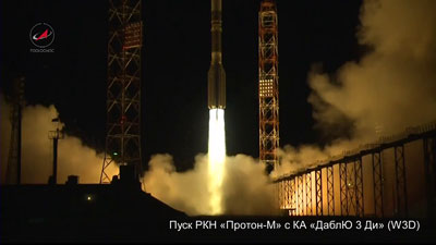 ILS Proton-M lancering met Eutelsat W3D