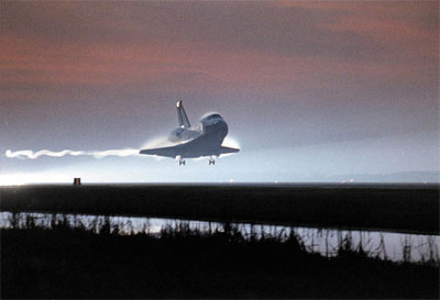 Space shuttle Landing