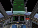 De Cockpit van de Shuttle simulator