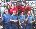 ISS en Shuttle bemanningsleden