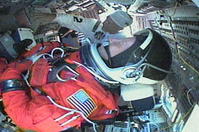 Astronauts waiting for GO