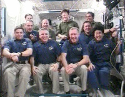 STS-123 & Exp-16 bemanning
