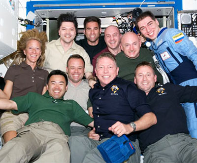 STS-124 + Exp 17 Crew