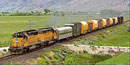 Trein met Boosters voor Shuttle